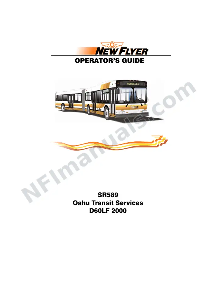 SR589 Operator's Guide, Oahu Transit Services first-page preview