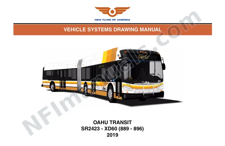 SR2423 Vehicle Systems Drawings, Oahu Transit first-page preview