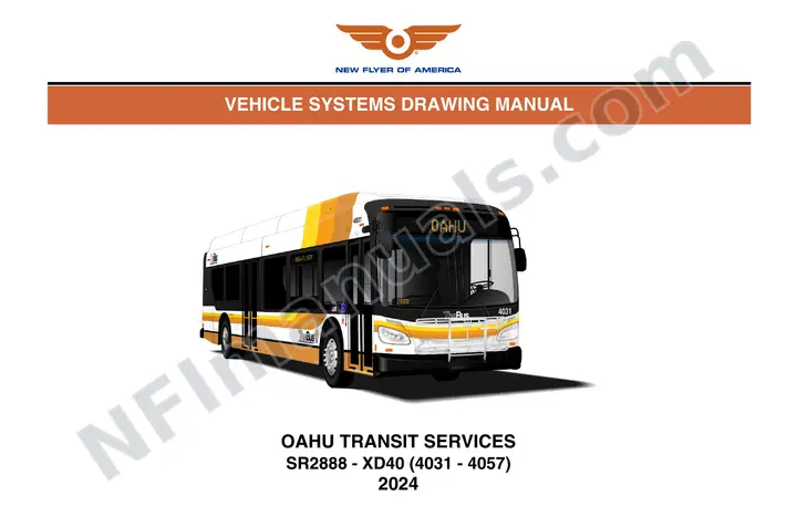 SR2888 Vehicle Systems Drawings, Oahu Transit Services first-page preview