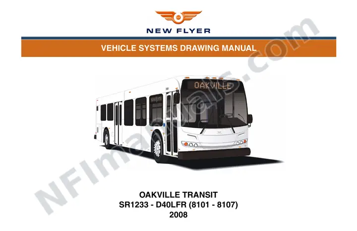 SR1233 Vehicle Systems Drawings, Oakville Transit first-page preview