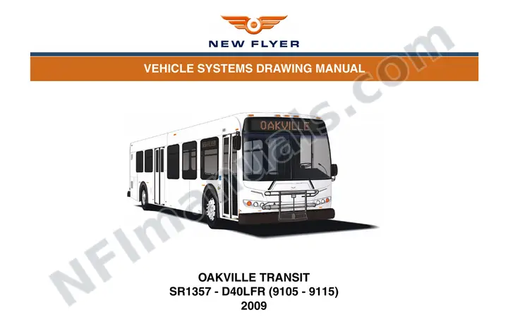 SR1357 Vehicle Systems Drawings, Oakville Transit first-page preview