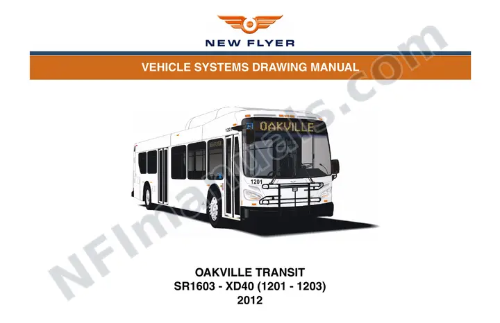 SR1603 Vehicle Systems Drawings, Oakville Transit first-page preview
