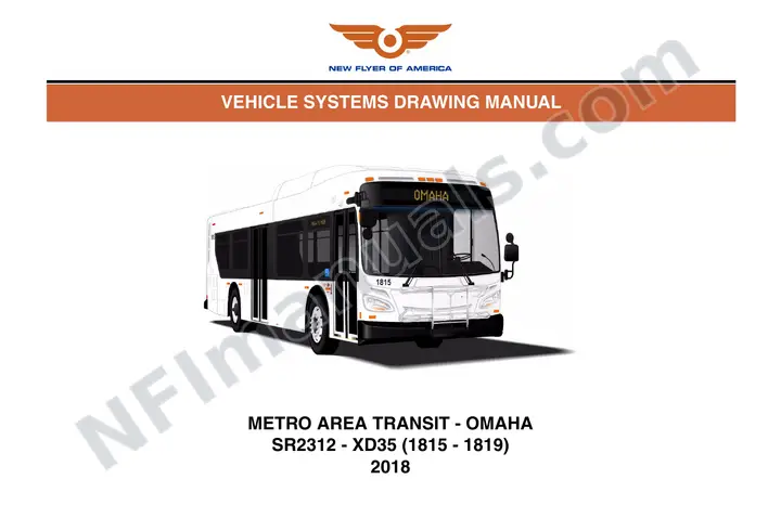 SR2312 Vehicle Systems Drawings, Metro Area Transit - Omaha first-page preview