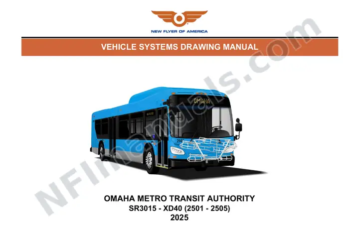 SR3015 Vehicle Systems Drawings, Omaha Metro Transit Authority first-page preview