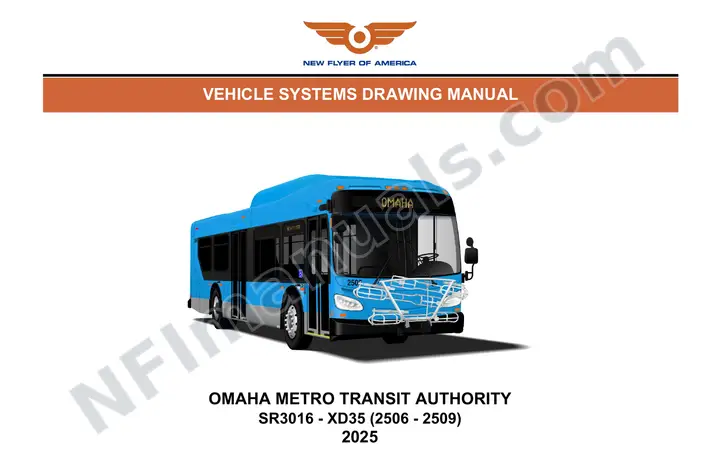 SR3016 Vehicle Systems Drawings, Omaha Metro Transit Authority first-page preview