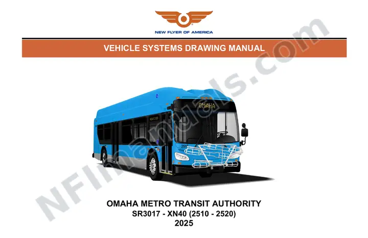 SR3017 Vehicle Systems Drawings, Omaha Metro Transit Authority first-page preview