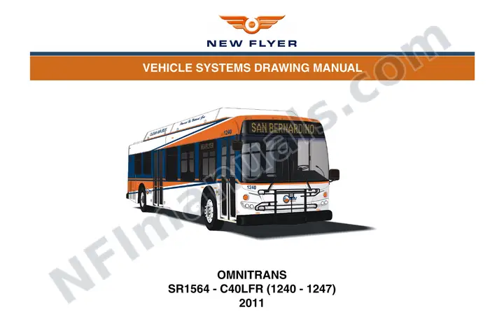 SR1564 Vehicle Systems Drawings, Omnitrans first-page preview