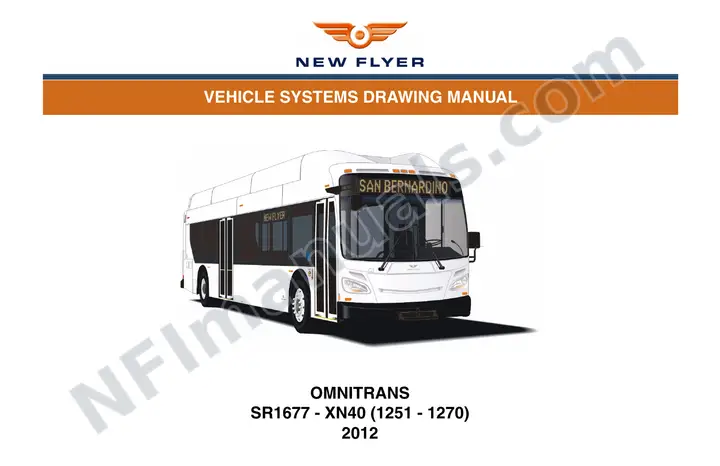 SR1677 Vehicle Systems Drawings, Omnitrans first-page preview