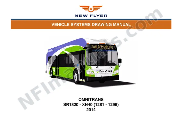 SR1820 Vehicle Systems Drawings, Omnitrans first-page preview