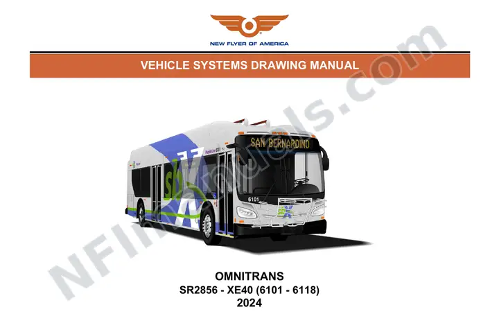 SR2856 Vehicle Systems Drawings, Omnitrans first-page preview