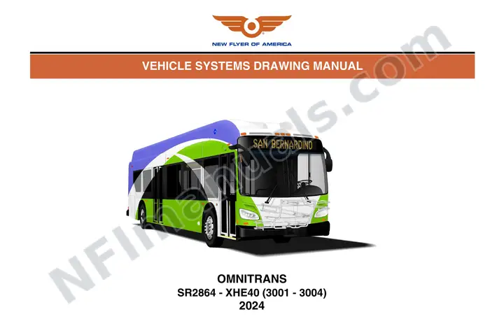 SR2864 Vehicle Systems Drawings, Omitrans first-page preview