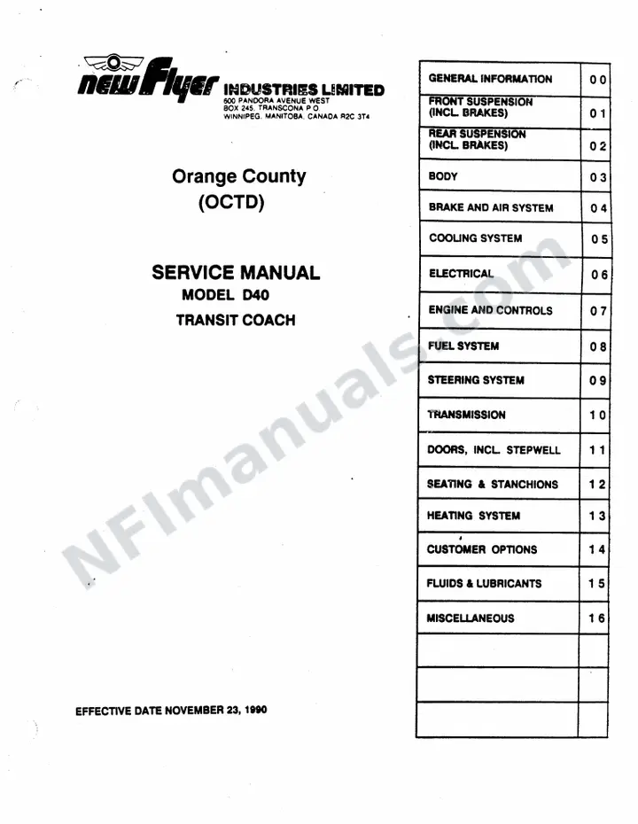 SR234 Service Manual, OCTD first-page preview