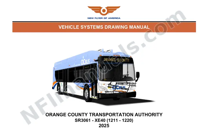 SR3061 Vehicle Systems Drawings, Orange County Transportation Authority first-page preview