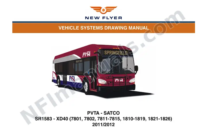 SR1583 Vehicle Systems Drawings, PVTA - SATCO first-page preview