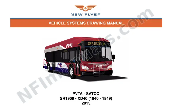 SR1909 Vehicle Systems Drawings, PVTA - SATCO first-page preview