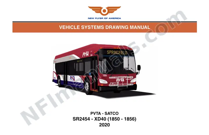 SR2454 Vehicle Systems Drawings, PVTA - SATCO first-page preview