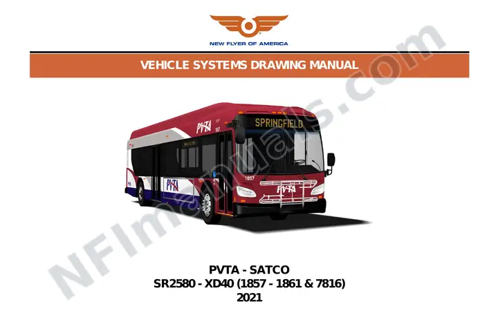 SR2580 Vehicle Systems Drawings, PVTA - SATCO first-page preview