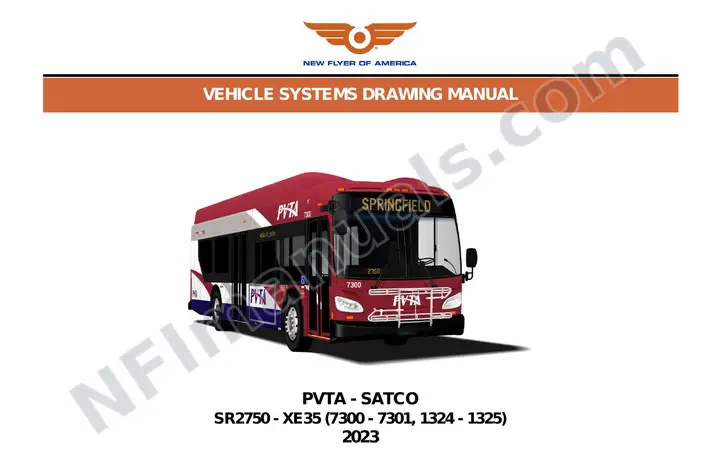 SR2750 Vehicle Systems Drawings, PVTA - SATCO first-page preview