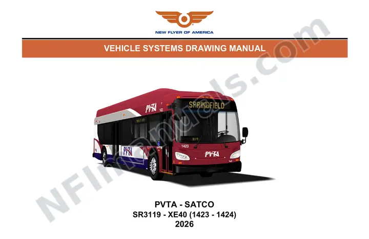 SR3119 Vehicle Systems Drawings, PVTA - SATCO first-page preview