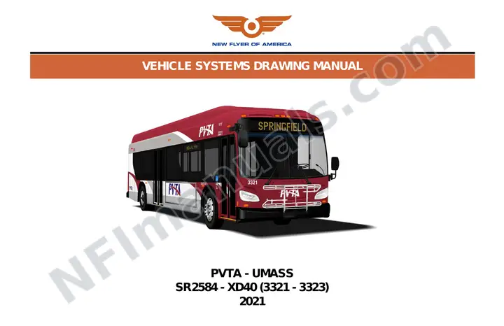 SR2584 Vehicle Systems Drawings, PVTA - UMASS first-page preview