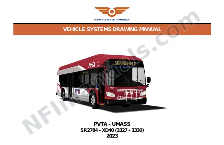 SR2784 Vehicle Systems Drawings, PVTA - UMASS first-page preview