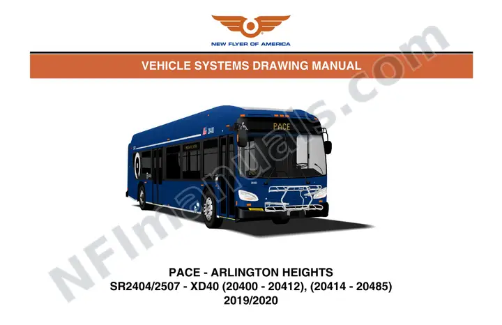 SR2404 SR2507 Vehicle Systems Drawings, PACE - Arlington Heights first-page preview