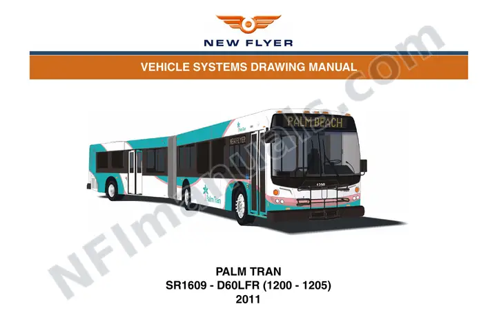 SR1609 Vehicle Systems Drawings, Palm Tran first-page preview