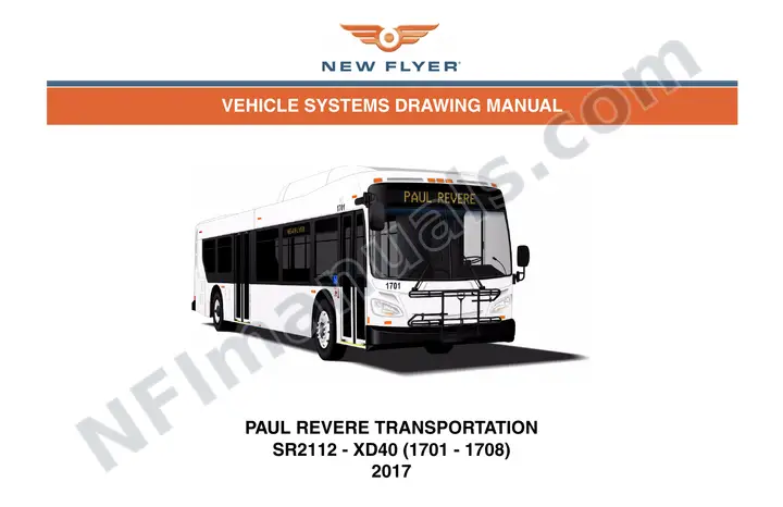 SR2112 Vehicle Systems Drawings, Paul Revere Transportation first-page preview