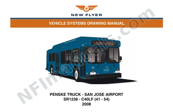 SR1238 Vehicle Systems Drawings, Penske Truck - San Jose Airport first-page preview