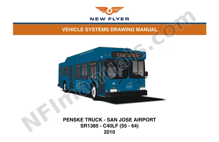 SR1385 Vehicle Systems Drawings, Penske Truck - San Jose Airport first-page preview