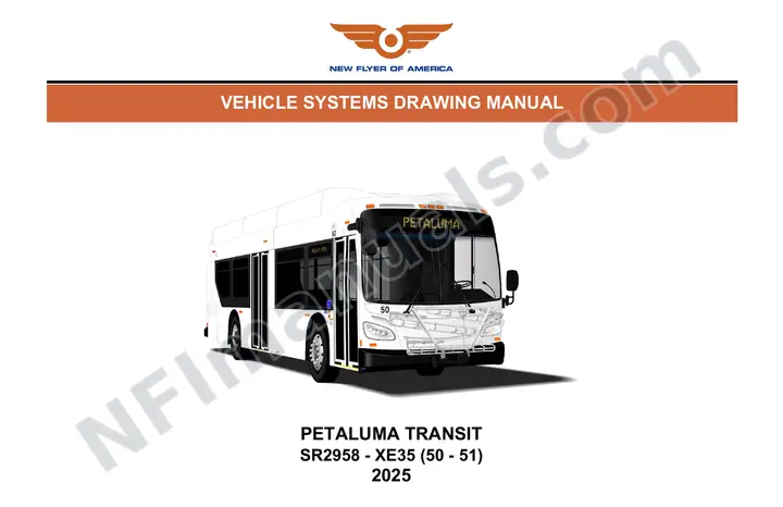 SR2958 Vehicle Systems Drawings, Petaluma Transit first-page preview