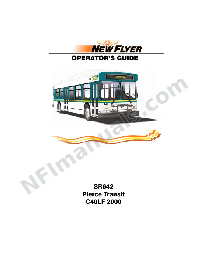 SR642 Operator's Guide, Pierce Transit first-page preview