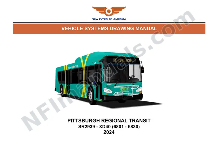 SR2939 Vehicle Systems Drawings, Pittsburgh Regional Transit first-page preview
