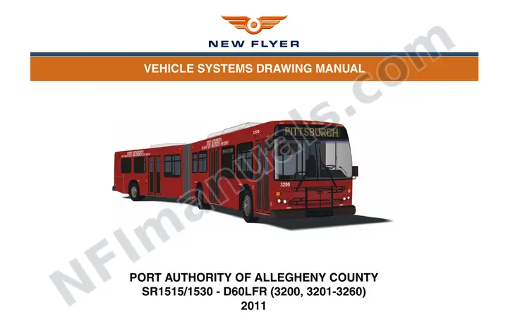 SR1515/1530 Vehicle Systems Drawings, Port Authority of Allegheny County (Pittsburg) first-page preview