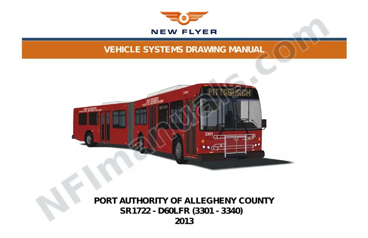 SR1722 Vehicle Systems Drawings, Port Authority of Allegheny County first-page preview