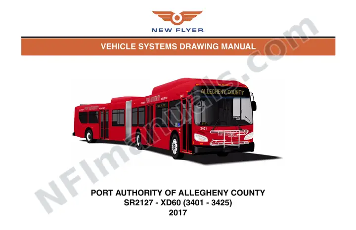 SR2127 Vehicle Systems Drawings, Port Authority of Allegheny County first-page preview