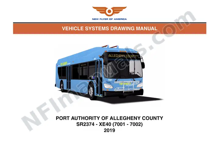 SR2374 Vehicle Systems Drawings, Port Authority of Allegheny County first-page preview