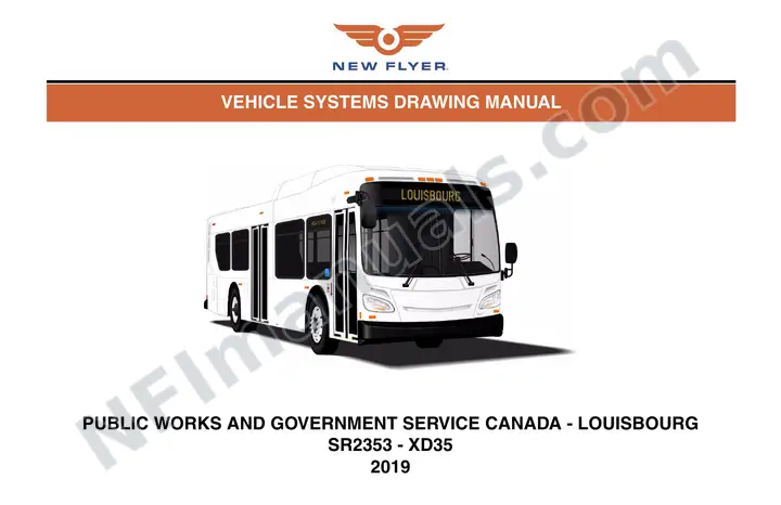 SR2353 Vehicle Systems Drawings, Public Works and Government Service Canada - Louisbourg first-page preview