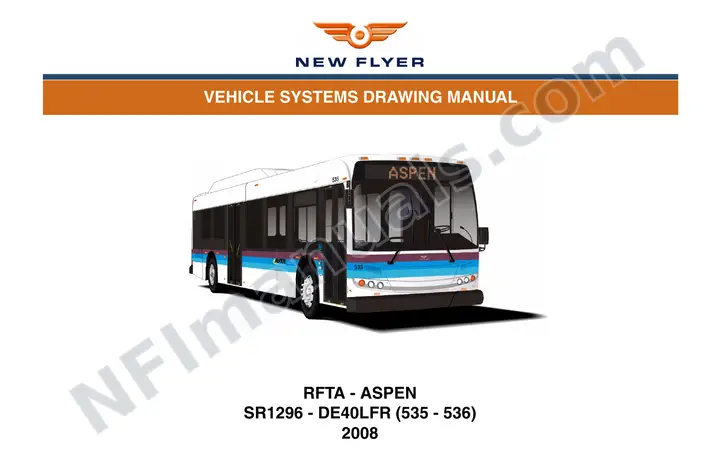 SR1296 Vehicle Systems Drawings, RFTA - Aspen first-page preview