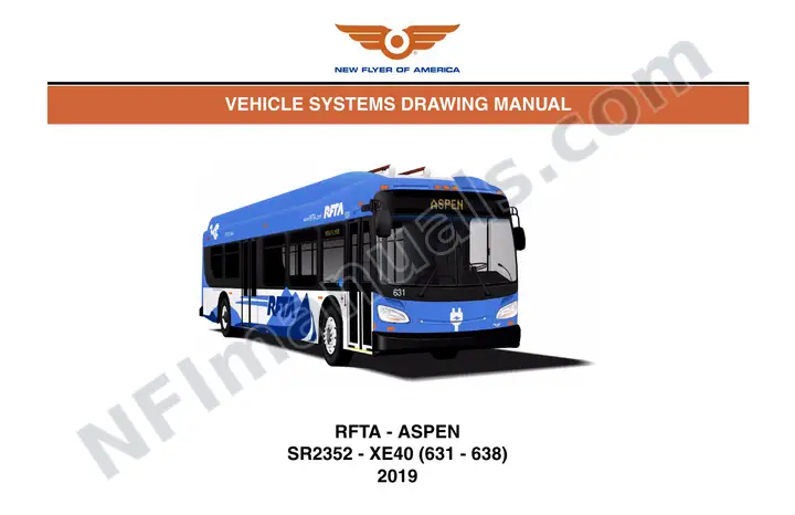 SR2352 Vehicle Systems Drawings, RFTA - Aspen first-page preview