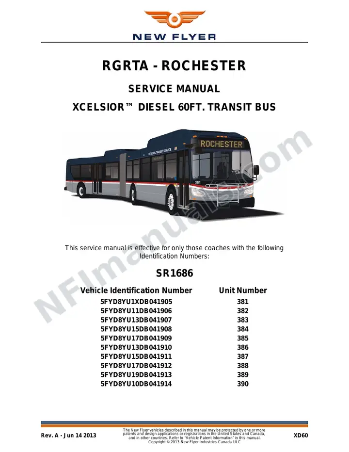 SR1686/1687 Service Manual, RGRTA - Rochester first-page preview