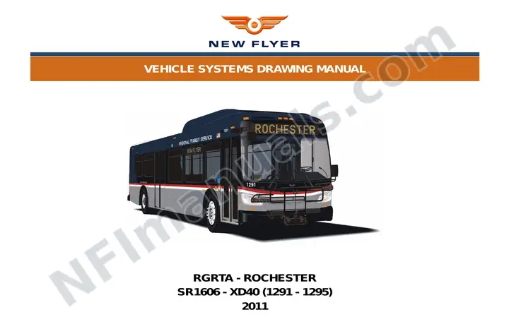 SR1606 Vehicle Systems Drawings, RGRTA - Rochester first-page preview