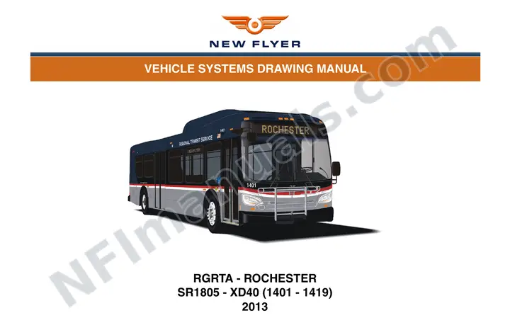 SR1805 Vehicle Systems Drawings, RGRTA - Rochester first-page preview