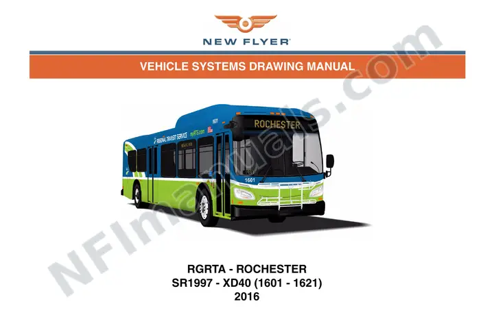 SR1997 Vehicle Systems Drawings, RGRTA - Rochester first-page preview