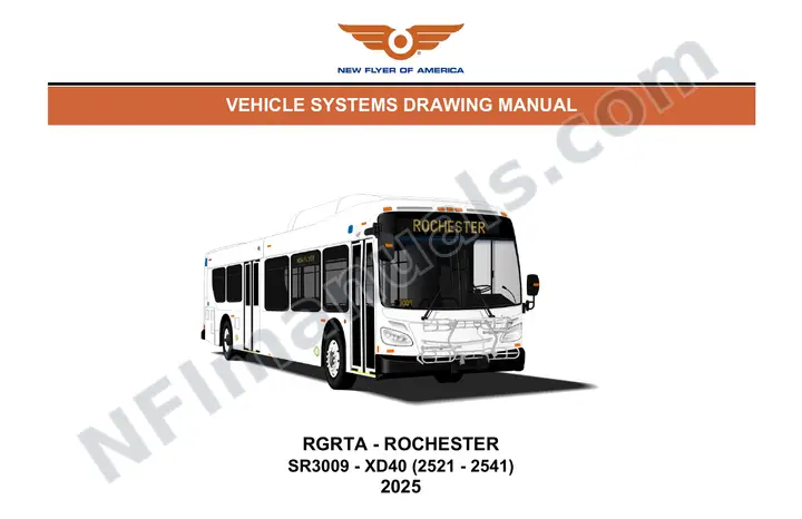SR3009 Vehicle Systems Drawings, RGRTA - Rochester first-page preview