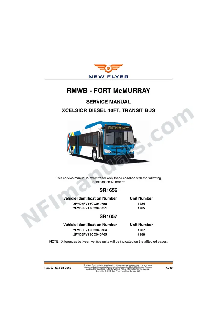 SR1656_1657 Service Manual, RMWB - Fort McMurray first-page preview