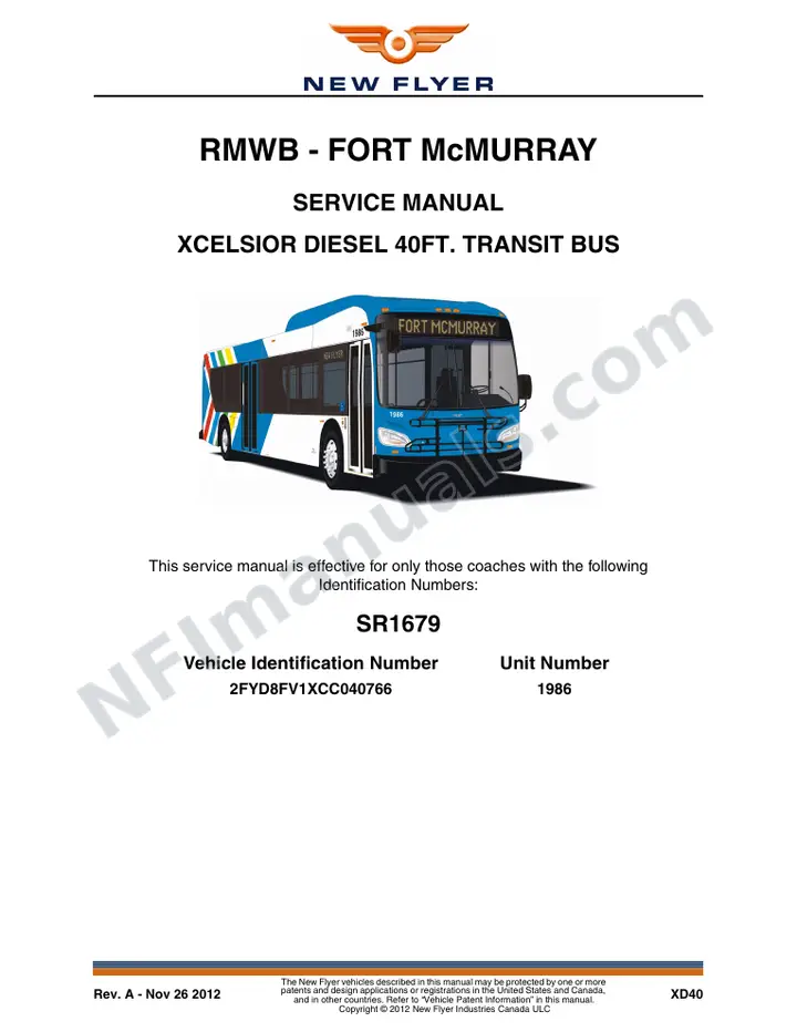 SR1679 Service Manual, RMWB - Fort McMurray first-page preview