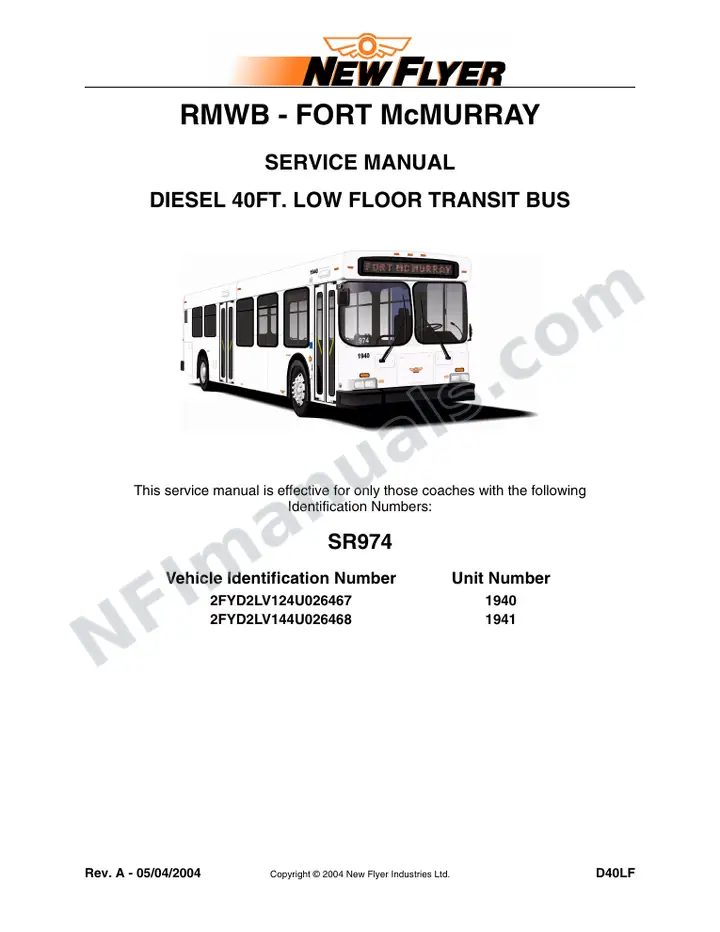 SR974 Service Manual, RMWB - Fort McMurray first-page preview