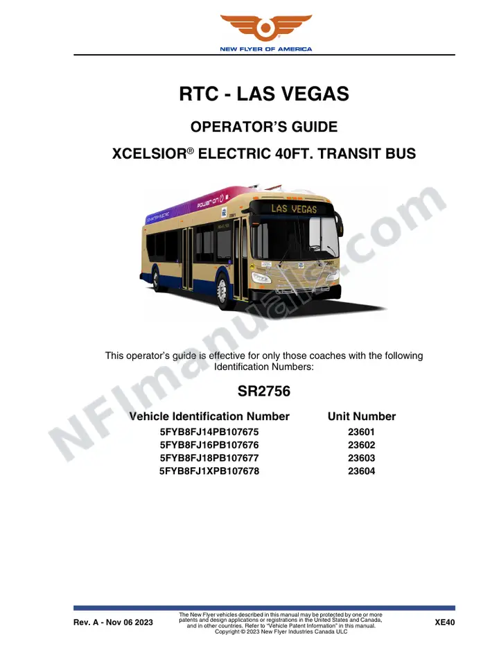 SR2756 Operator's Guide, RTC - Las Vegas first-page preview
