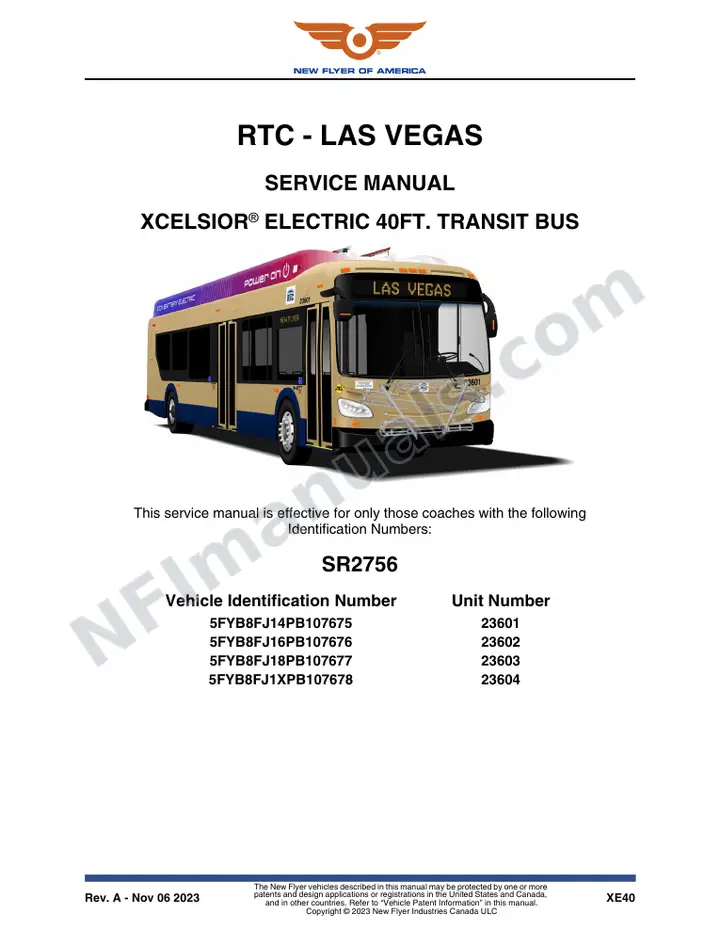 SR2756 Service Manual, RTC - Las Vegas first-page preview